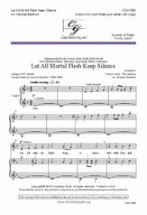 Let All Mortal Flesh Keep Silence Three-Part Treble choral sheet music cover